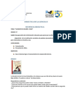 Secuencia didáctica sobre el cuento 'Sucedió en colores- Rojo