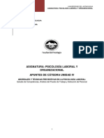 Análisis de puesto de trabajo y selección de personal