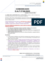 Comunicado 27 06 2022