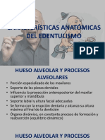 Características Anatómicas Del Edentulismo