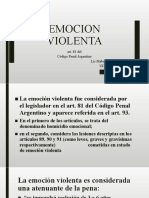 Emocion Violenta