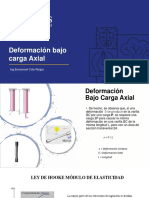 Deformación bajo carga axial y cambios de temperatura