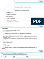 Modelo de Informe Del Taller 7 - Mapa de Riesgos