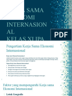 Bahan Ajar Materi Kerja Sama Ekonomi Internasional