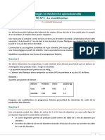 Travaux Dirigés en Recherche Opérationnelle: TD N°1: La Modélisation