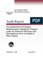 West Virginia's Weatherization Assistance Program Receives Bad Marks in Federal Report