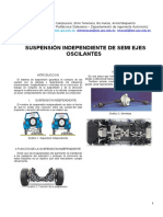 Suspensión independiente de semiejes oscilantes