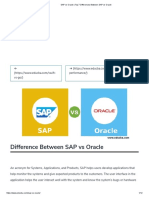 SAP Vs Oracle - Top 7 Differences Between SAP Vs Oracle
