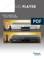 VCR/DVD Player: User Manual and Service Information