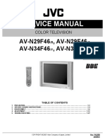 Service Manual: AV-N29F46, AV-N29F46, AV-N34F46, AV-N34F46