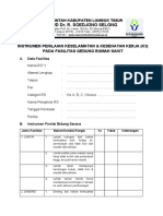 Form Penilaian K3RS Fasilitas Gedung RS