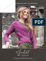 Juliet Leaf Cardigan Pattern in West Yorkshire Spinners Illustrious DBP0029 Downloadable PDF - 2