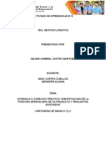 Evidencia 6 Ejercicio Practico Identificacion de La Posicion Arancelaria de Su Producto y Requisitos Asociados