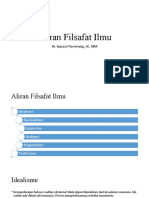 Aliran Filsafat Ilmu