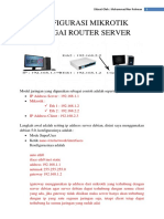Setting Mikrotik Sebagai Router Server