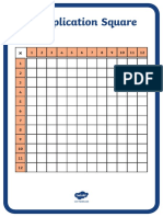 t2 m 5780 Multiplication Square 12 by 12 Blank Number Square Ver 1