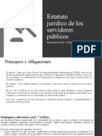 Estatuto Jurídico de Los Servidores Públicos