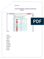 Vocabulary Practice Nationalities, Numbers and Personal Objects