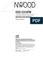 KDC-C510FM: Instruction Manual