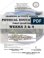 7 Weeks 3 & 4: Physical Education