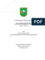 V.19 - MDP Tender PK - Dok. Tender, Pascakualifikasi, Satu File, Sistem Harga Terendah, Kontrak Harga Satuan Pokja