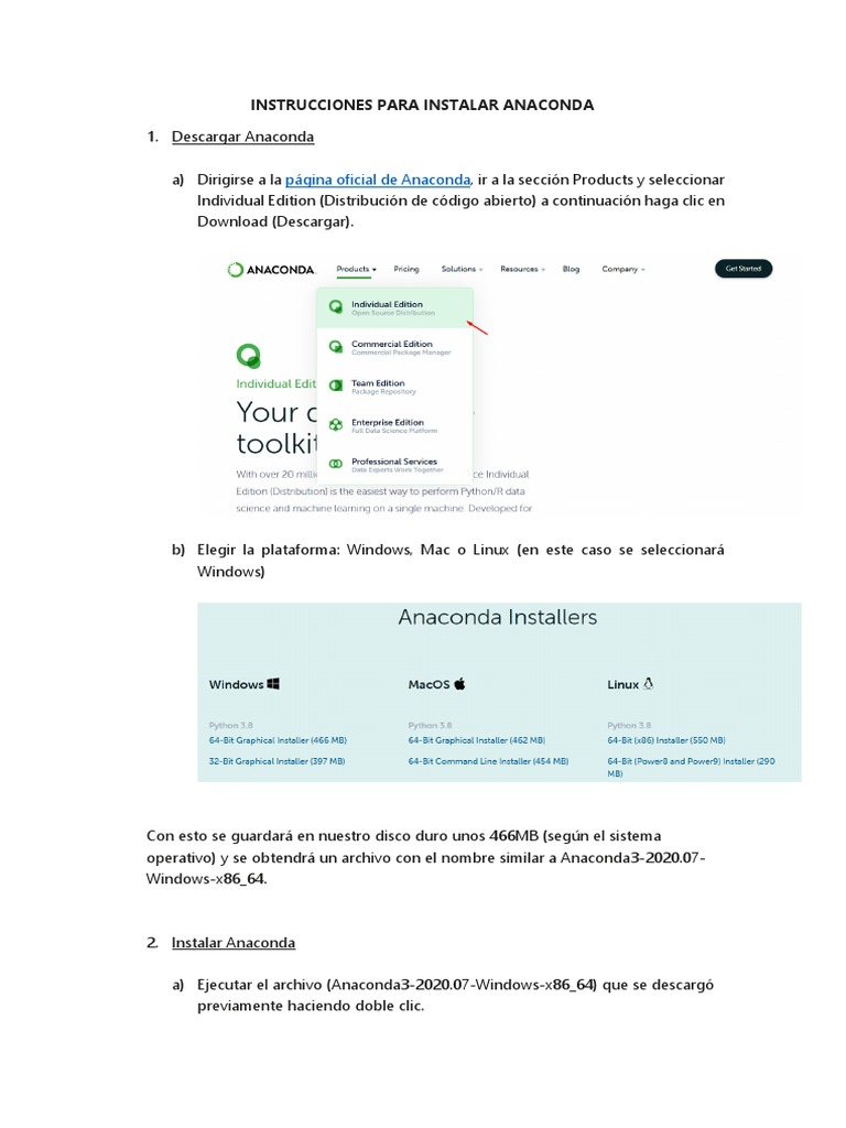 Manual - Anaconda | PDF