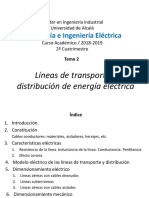 Tema 2 Lineas de Transporte y Distribucion de Energia Electrica