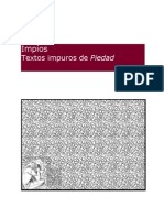 impios Textos impuros de Piedad