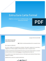 Estructura Carta Formal