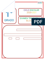 Examen Primer Grado Primer Trimestre