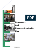 Emergency and Business Continuity Plans