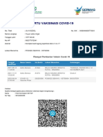 Kartu Vaksinasi Covid-19: Riwayat Pemberian Vaksin Covid-19