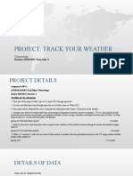 Project - Tracking Your Weather