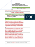 Goal Report Sample Format