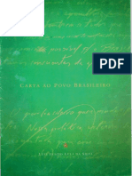 Carta ao povo brasileiro sobre mudança e esperança