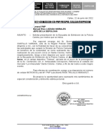 Oficio N°029 - 2022-Comasgen-Co-Pnp/Regpol Callao/Divpocom