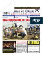 Periódico Noticias de Chiapas, Edición Virtual Miércoles 29 de Junio de 2022