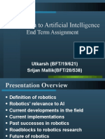 Introduction To Artificial Intelligence: End Term Assignment
