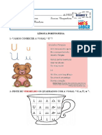 1-Vamos Conhecer A Vogal " U "?: Língua Portuguesa