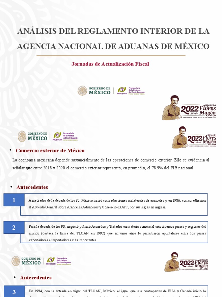 Presentacion Anam | PDF | aduana | Arancel