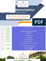 PBL - Implementation - TOT - ENGLISH 23rd and 25th May 2022