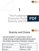 The Fundamental Economic Problem: Scarcity and Choice