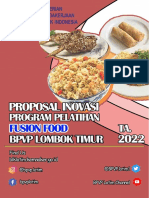 Proposal Program Fusion Food (BPVP Lombok Timur)