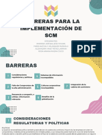 Barreras para La Implementación de SCM