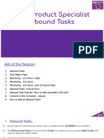 Team Product Specialist - Inbound Tasks