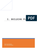 I. Building Plans: John Carlo Rosello