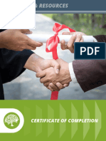 Certificate of Completion: April 2019