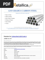 Datasheet For Carbon Steel A333 Grade 6