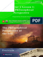 Module 1 - Lesson 1 - Philosophical Perspective