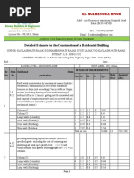 Detailed Building Estimate in Excel | PDF | Microsoft Excel | Masonry